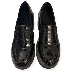 Black Patent Loafers size 35